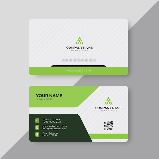 Professional elegant modern creative business card design template