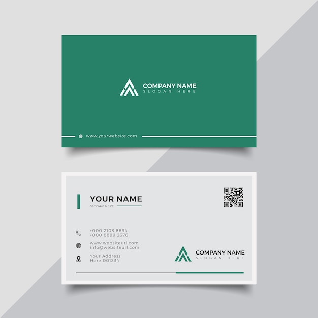 Professional elegant modern creative business card design template