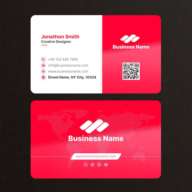 Vector professional elegant modern creative business card