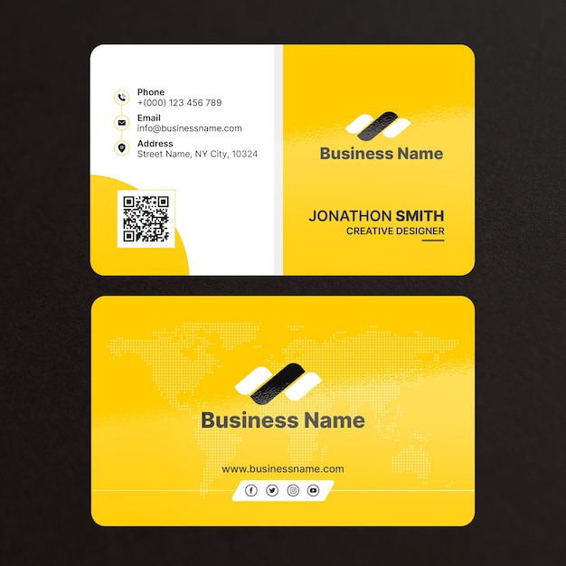 Vector professional elegant modern creative business card