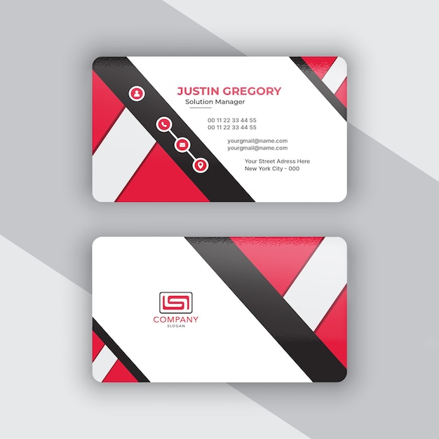 Professional elegant modern creative business card