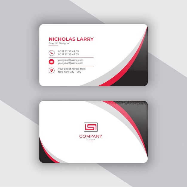 Professional elegant modern creative business card