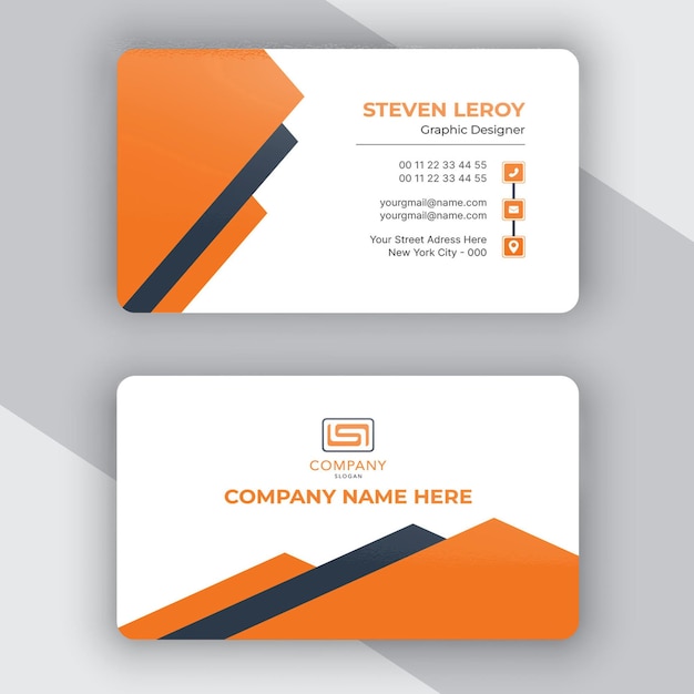 Professional elegant modern creative business card