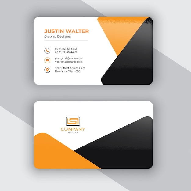 Professional elegant modern creative business card