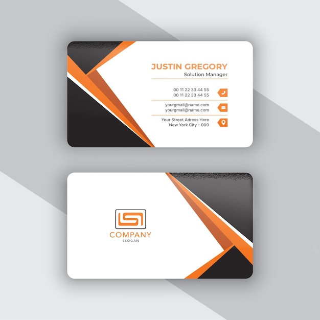 Professional elegant modern creative business card