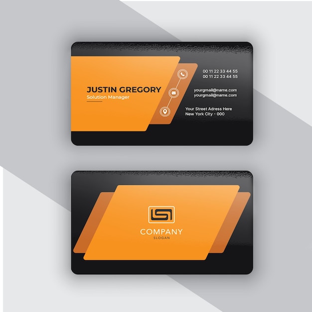 Professional elegant modern creative business card