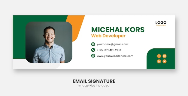 Professional email signature templates