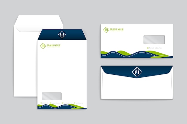 Professional envelope mockup