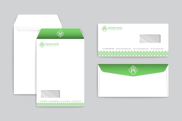 Professional envelope mockup