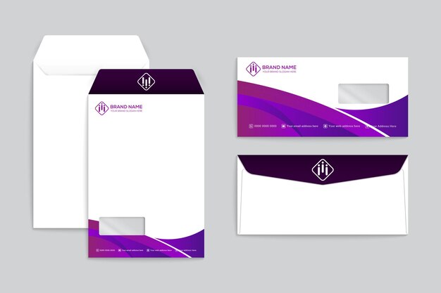 Professional envelope template