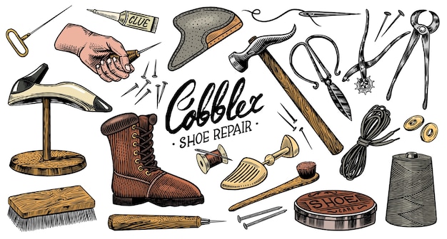 Professional equipments for Shoe repair