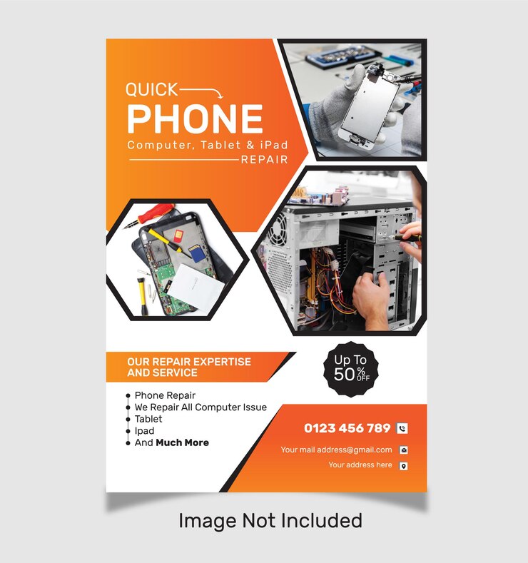 Professional flyer design template, business flyer poster design template