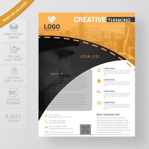 Professional flyer template