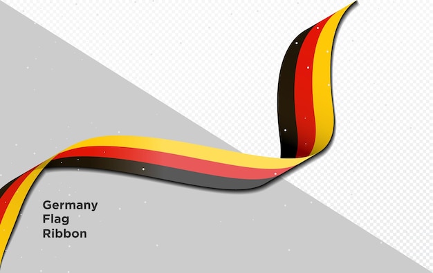 Professional Germany Flag Ribbon vector template design