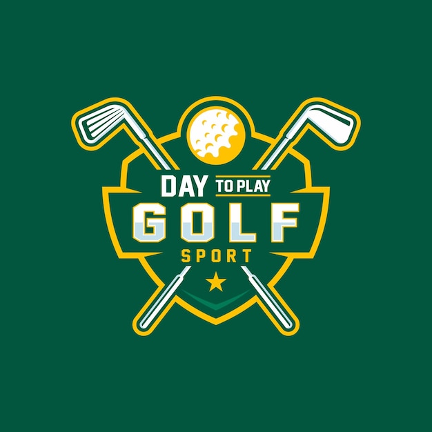 Professional golf template logo design for golf clubs golf tournaments