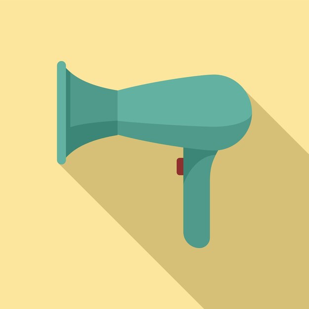 Professional hair dryer icon Flat illustration of professional hair dryer vector icon for web design