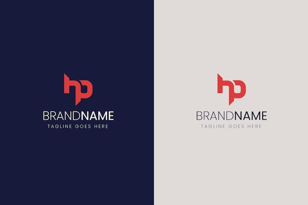 Vector professional hp logotype template