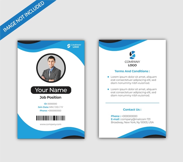 Professional ID Card Design Template