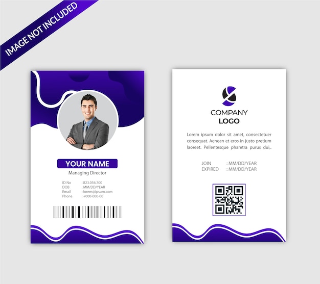 Professional ID Card Design Template