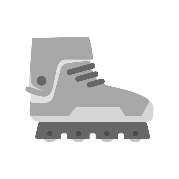 Vector professional inline skates icon flat illustration of professional inline skates vector icon for web design