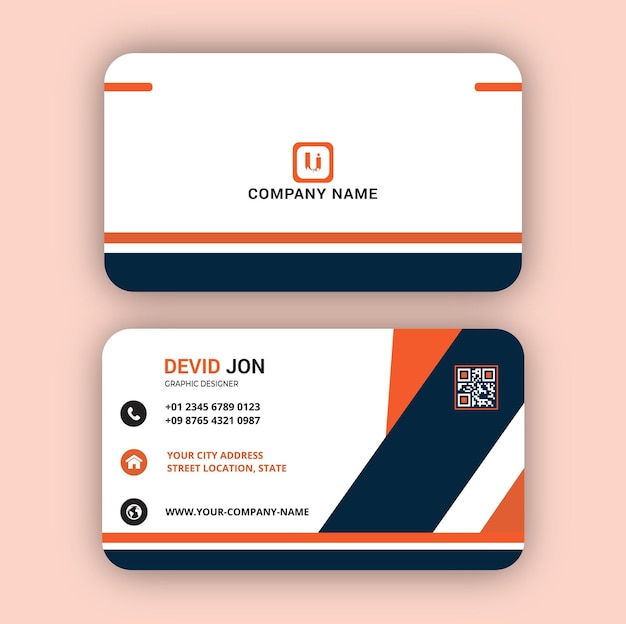 Professional luxury business card design