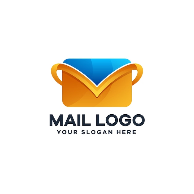 Professional Mail Gradient Logo