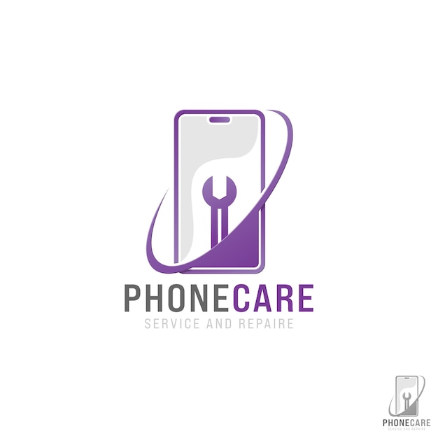 Professional Mobile Phone Repair and Service Logo Template