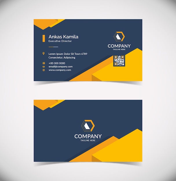 Professional and modern business card template