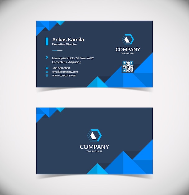Professional and modern business card template
