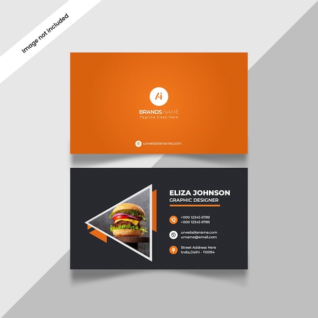 professional modern clean minimal business card or visiting card design
