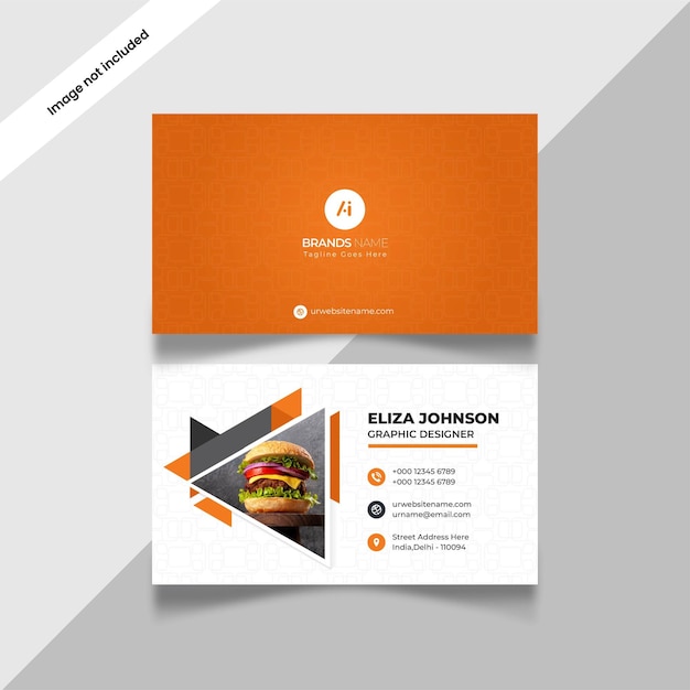 Vector professional modern clean minimal business card or visiting card design