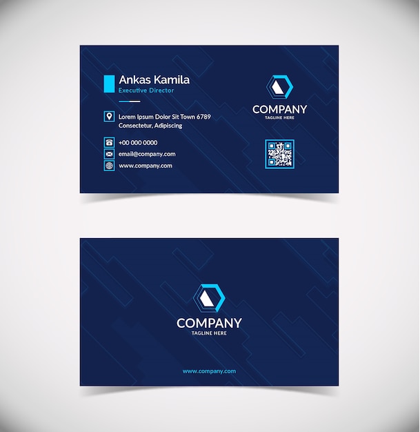 Professional And Modern Corporate Business Card Template