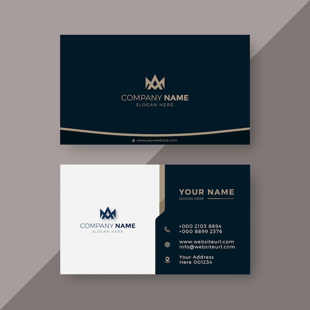 Professional modern creative business card