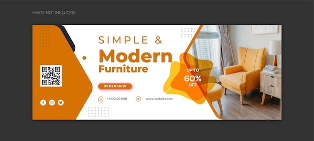 Professional Modern Facebook cover poster design design template