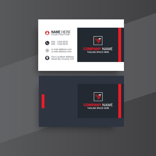 Professional Nice Business Card Mockup Template