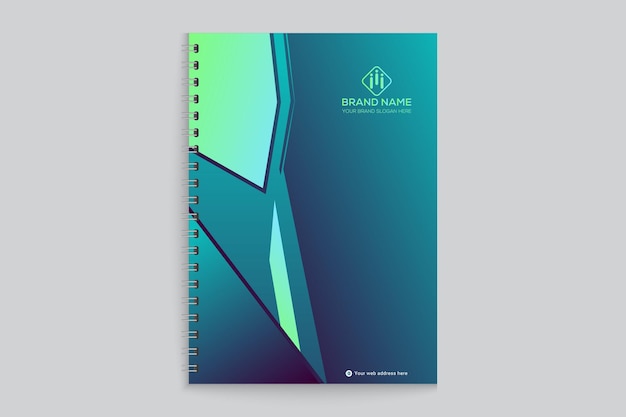 Professional notebook cover mockup