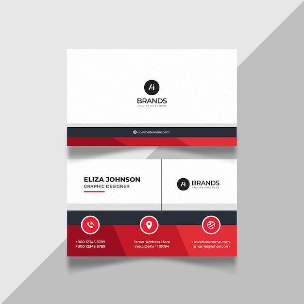 Professional Professional modern clean minimal business card or visiting card design