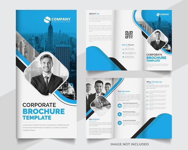 Professional profile brochure design layout