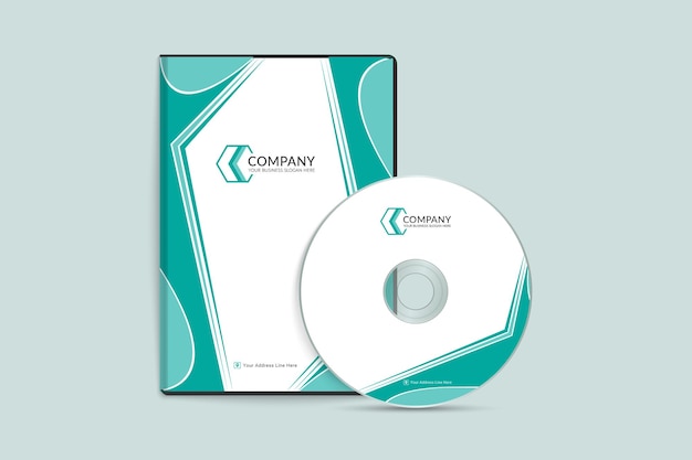 Professional real estate company DVD cover template