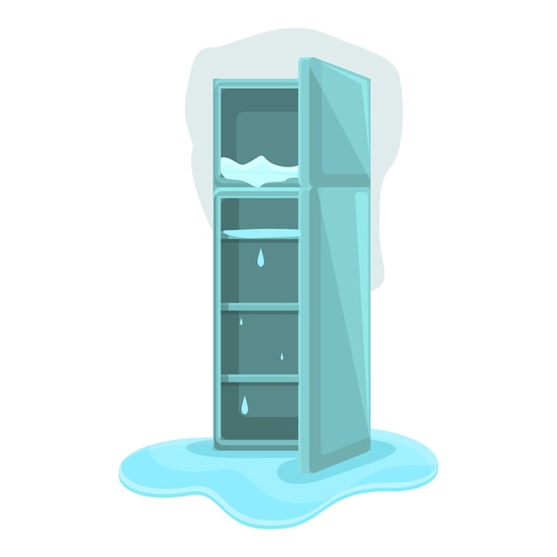 Vettore icona di riparazione professionale del frigorifero cartoon di icona vettoriale di riparazione professionale del frigorifero per il web design isolato su sfondo bianco