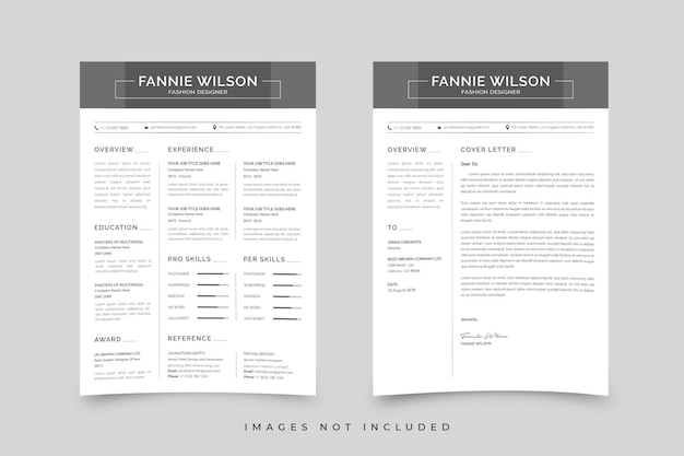 Professional resume template