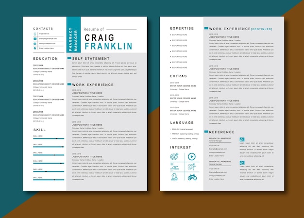 professional resume template