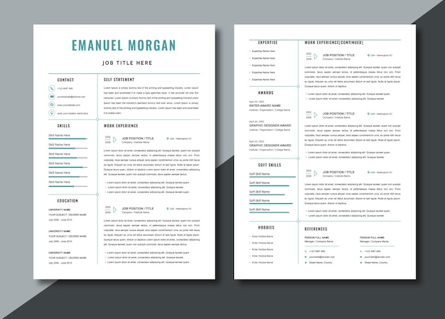 professional resume template