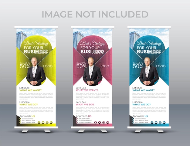 Professional Roll Up Banner Design