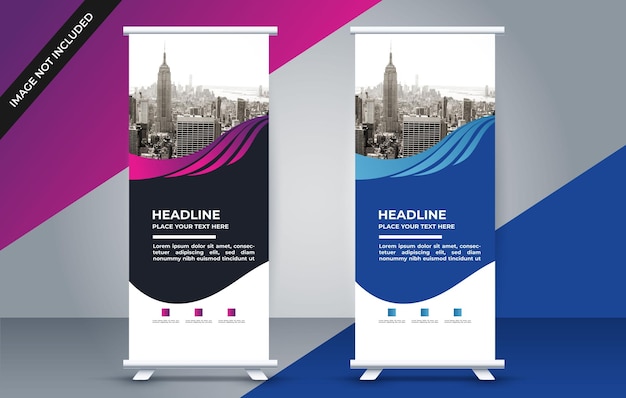 professional  roll up template design