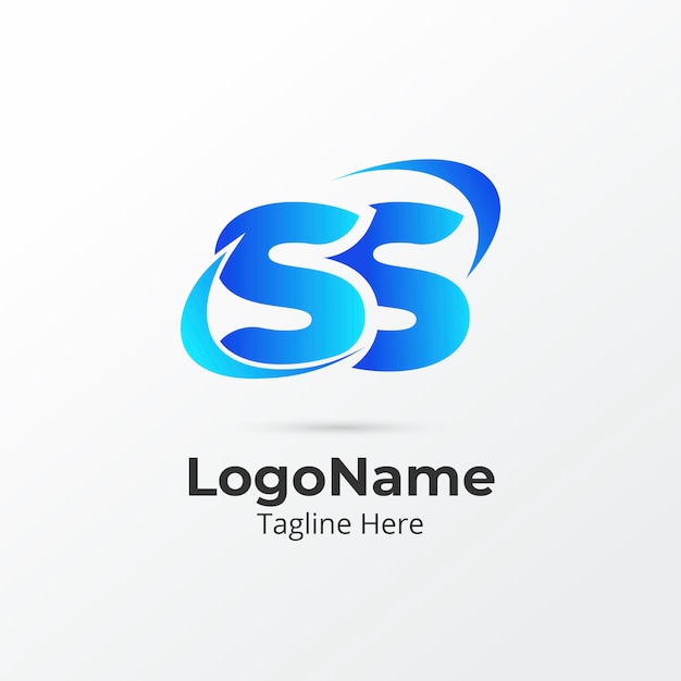 Professional ss logotype template