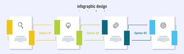 Vettore modello di tabella di progettazione infografica di diagramma piatto a gradini professionali