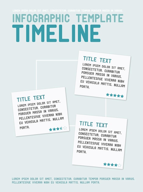 Professional steps infographic  timeline template