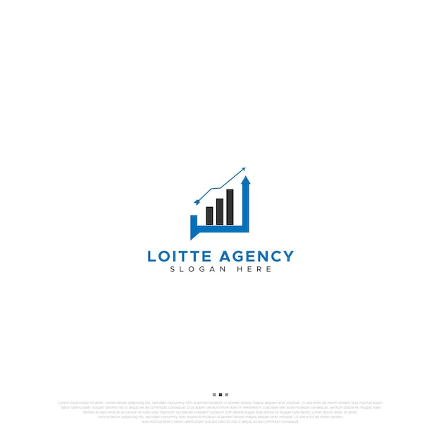 ベクトル 専門的な税務および財務諮問センターのロゴデザインテンプレート