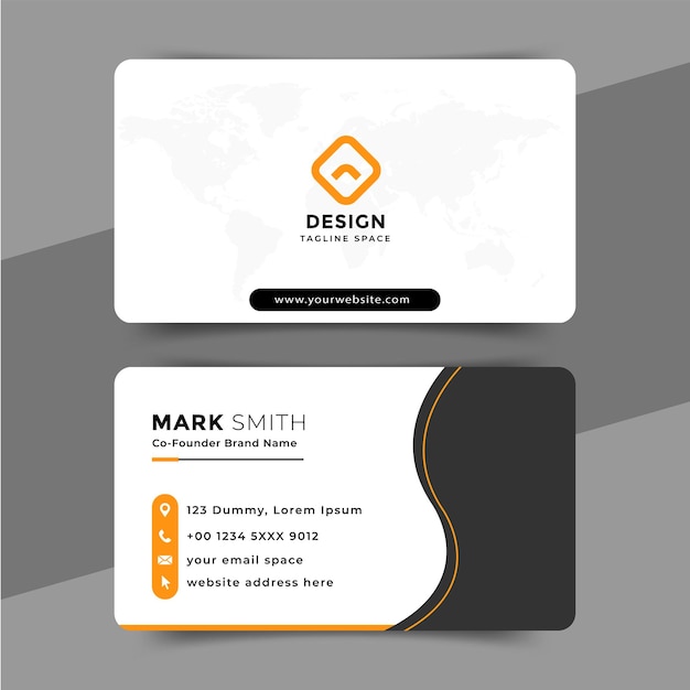 Professional trend modern business card design
